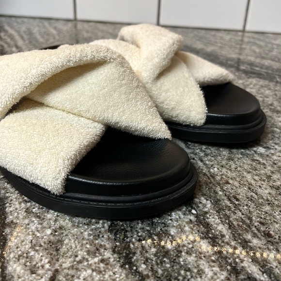 Anthropologie Maeve Terry Slide Slippers Size 8 - Picture 5 of 7
